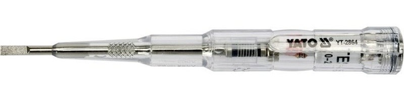 Zkoušečka YATO s rozsahem měření 70-250 V, LED dioda
