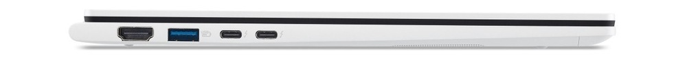 Notebook Acer Swift Edge 14 AI (SFE14-I51-75MG) bílý Profil notebooku Acer Swift Edge 14 AI (SFE14-I51-75MG) s porty