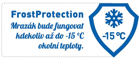 Mraznička Philco PCF 2602 i bílá FrostProtection
