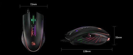 Myš A4Tech Bloody Q81 černá Myš A4Tech Bloody Q81 černá