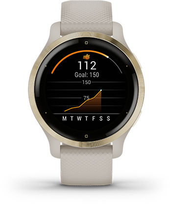 GPS hodinky Garmin Venu 2S - ZÁNOVNÍ - 12 měsíců záruka - Rose Gold/White Leather Band GPS hodinky Garmin Venu 2S - ZÁNOVNÍ - 12 měsíců záruka - Rose Gold/White Leather Band