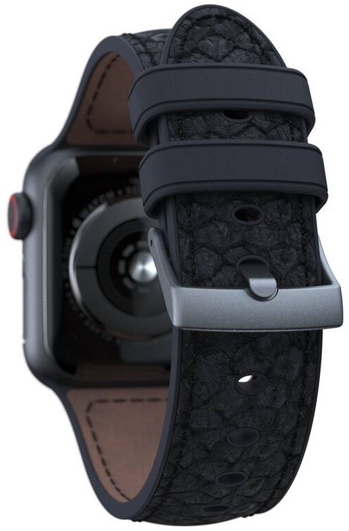 Řemínek Njord Vindur na Apple Watch 42/44/45/49mm šedý