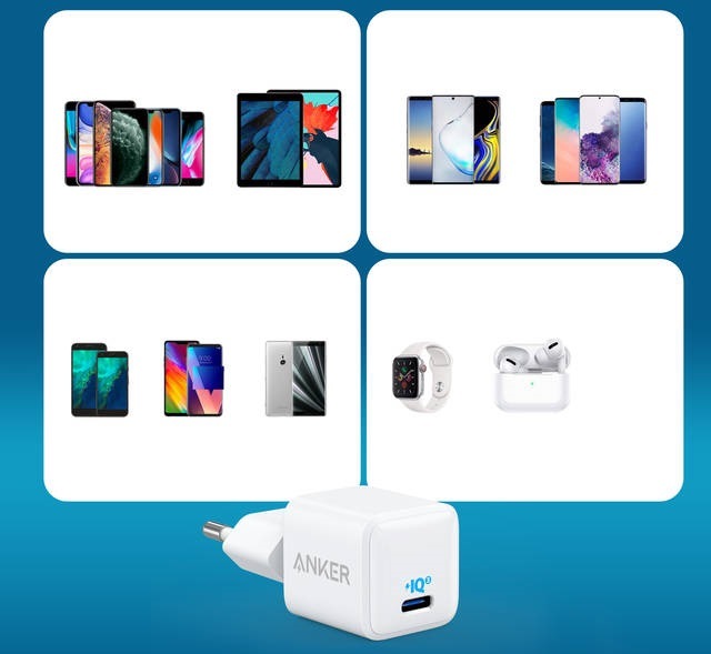 Nabíječka do sítě Anker PowerPort III Nano 20W USB-C bílá Nabíječka do sítě Anker PowerPort III Nano 20W USB-C bílá