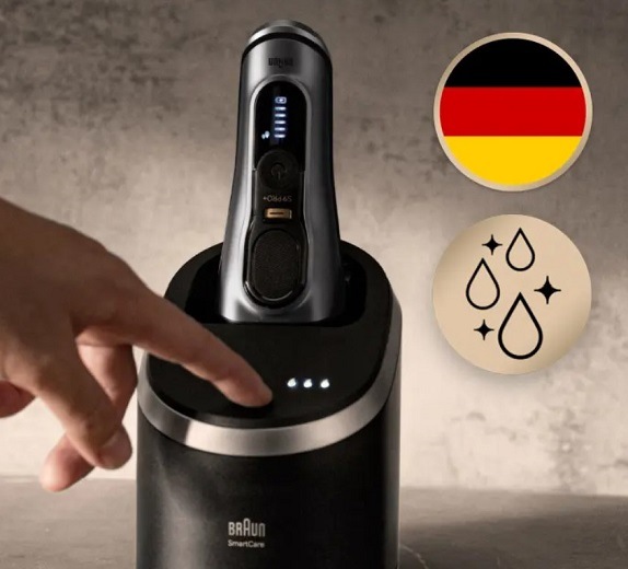 Holicí strojek Braun Series 9 PRO+ 9565cc Wet & Dry, Grey