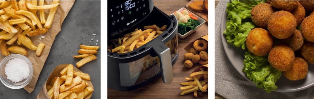Fritéza horkovzdušná Ariete Air Fryer 4630, 9 l černá