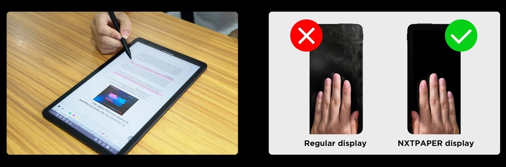 Dotykový tablet TCL NXTPAPER 11 + flipové pouzdro šedý
