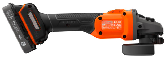 Úhlová bruska Black-Decker BCG6L8D2S-QW (s baterií)