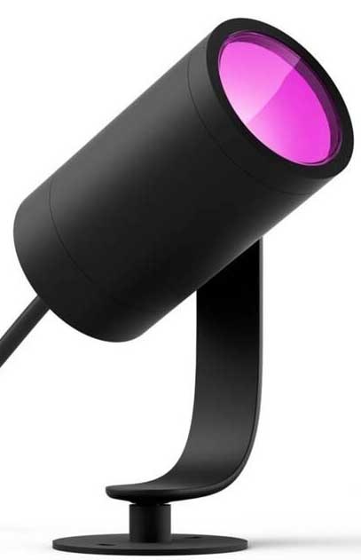 Venkovní svítidlo Philips Hue Lily White and Color Ambiance Spot černé