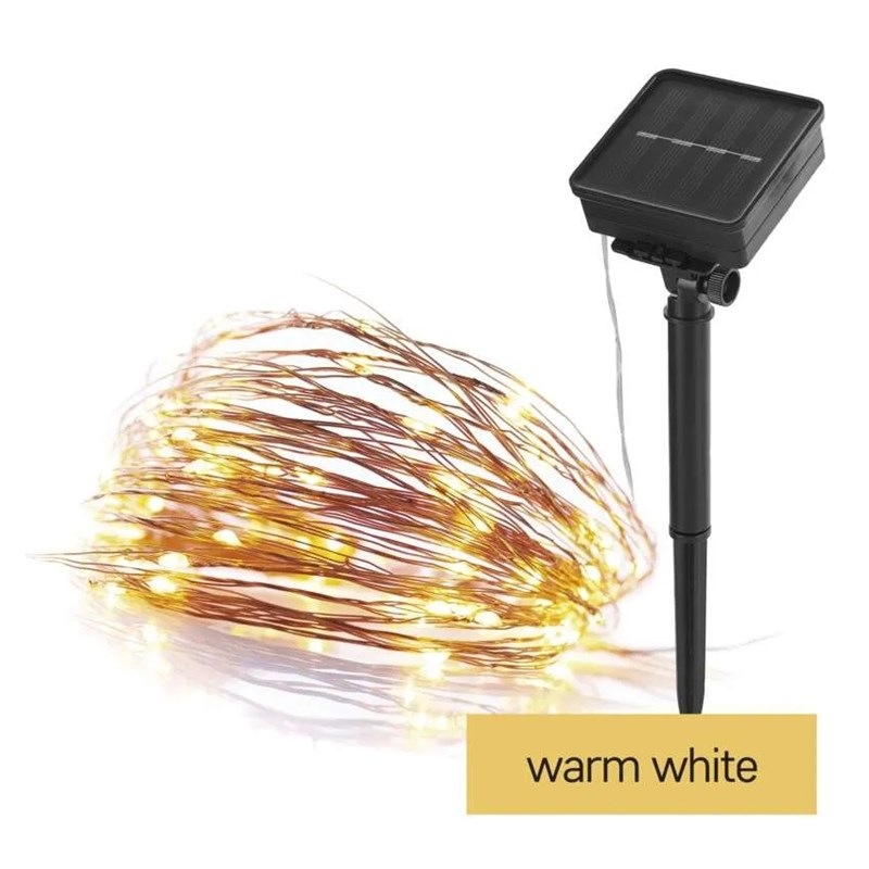Vánoční osvětlení EMOS LED nano řetěz, 120 LED, 12 m, teplá bílá měděné