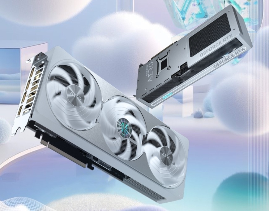Grafická karta GIGABYTE GeForce RTX 5070 AERO OC 12G Grafická karta GIGABYTE GeForce RTX 5070 AERO OC 12G