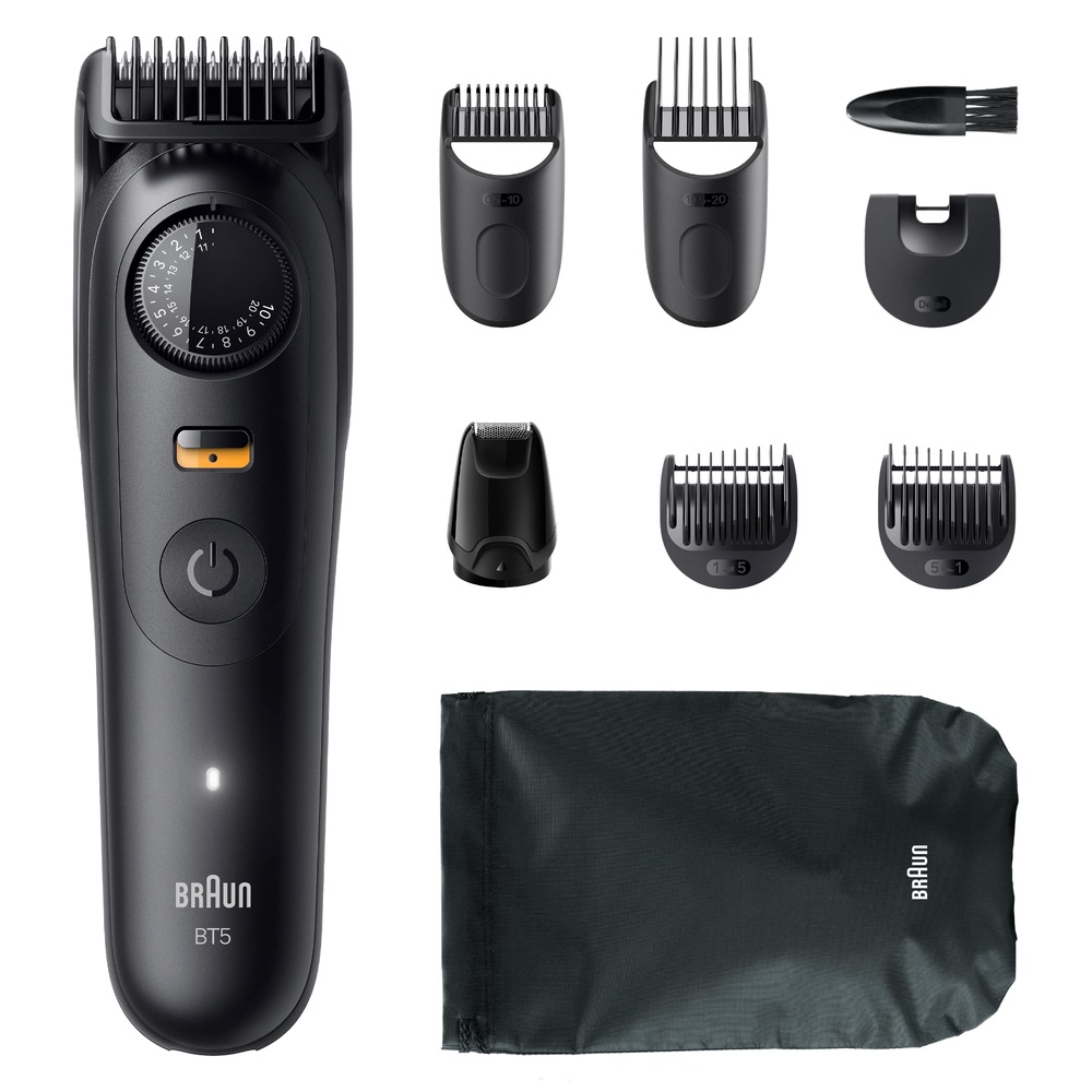 Zastřihovač vousů Braun Series 5 BT5560 černý Zastřihovač vousů Braun Series 5 BT5560 černý