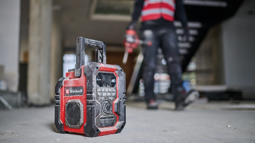 Stavební rádio Einhell TE-CR 18 Li DAB+/FM/BT , IP 65 (bez baterie), 3407995