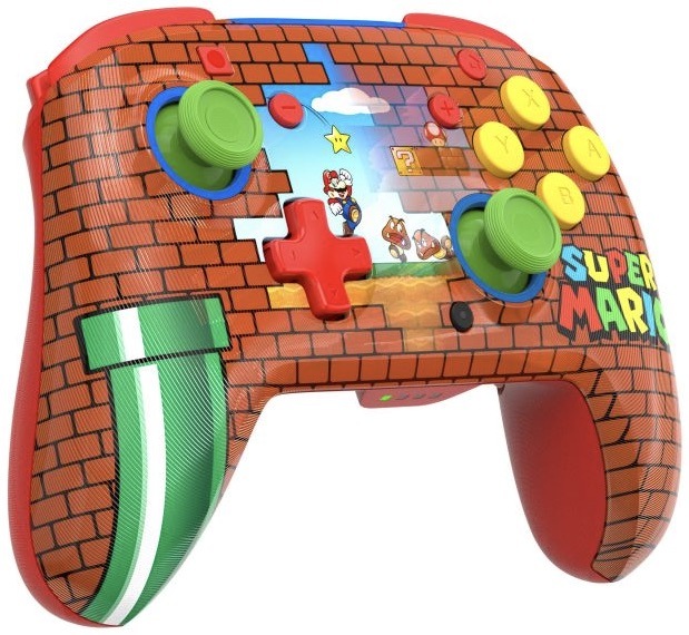 Gamepad Turtle Beach Rematch Wireless Mario Bricks - Nintendo Switch 2 hnědý