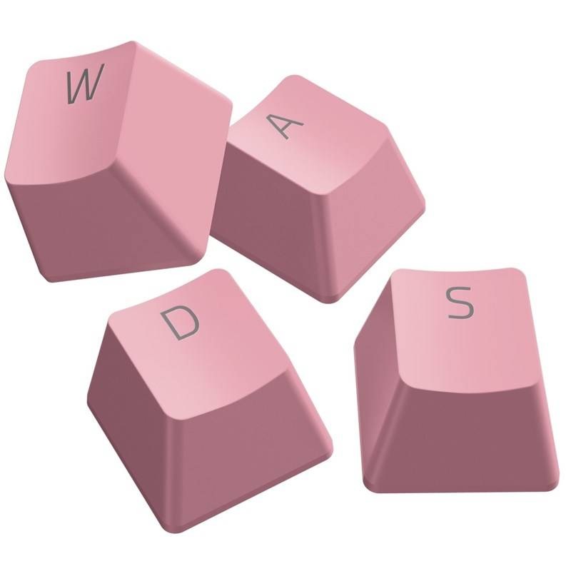 Klávesy Razer PBT Keycap Upgrade Set - US/UK růžové