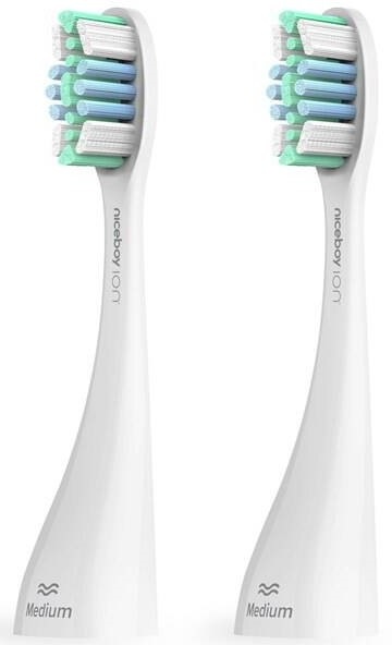 Náhradní hlavice Niceboy ION Sonic PRO UV Medium white (2 ks)