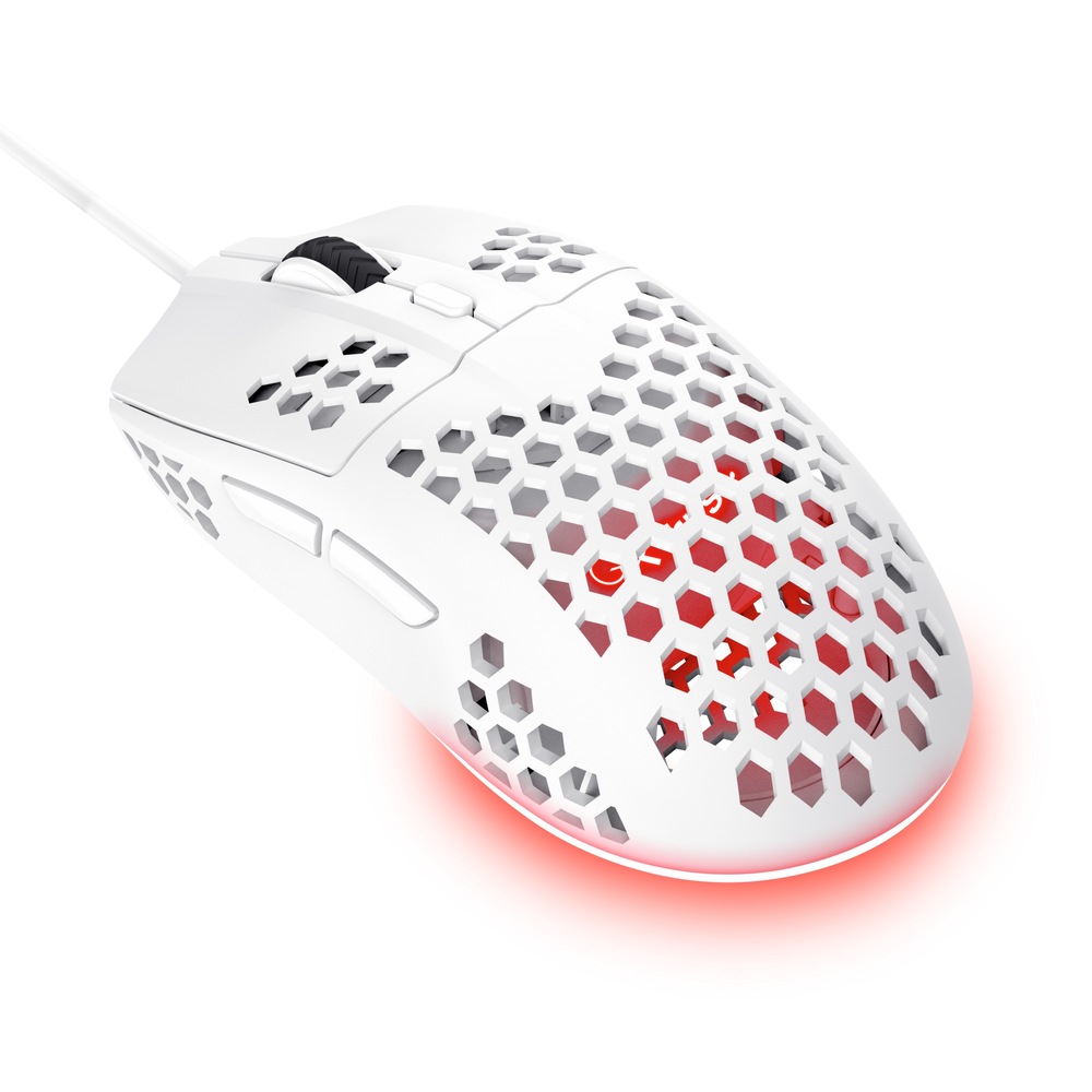 Myš Trust GXT 928W Helox Lightweight Wired bílá
