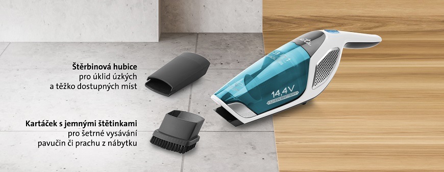 Tyčový vysavač ETA Dasty AquaPlus 3447 90010 bílý/modrý