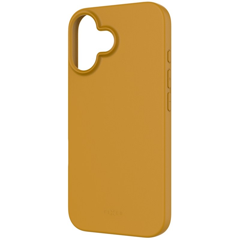 Kryt na mobil FIXED ReStory na Apple iPhone 16 - zlatý