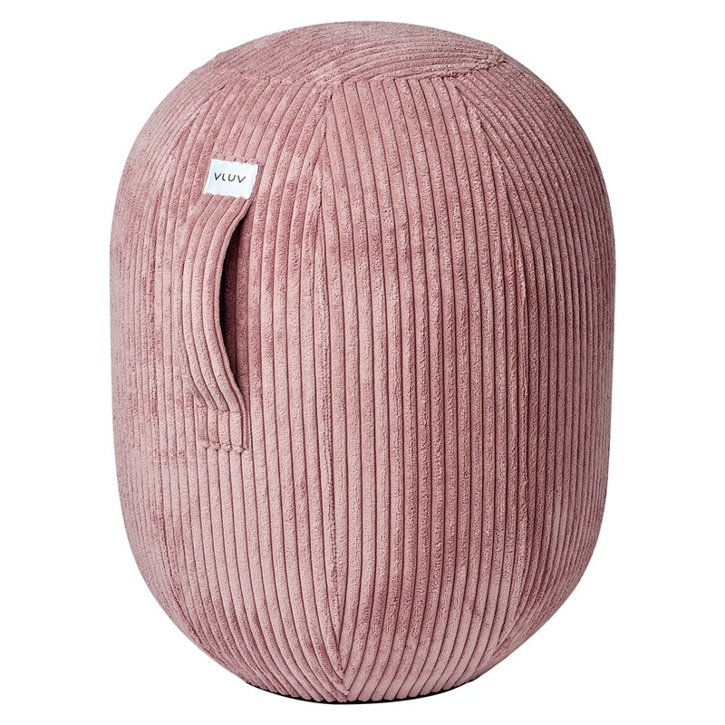 Balanční stolička VLUV Kapsul Vlip S Rosewood, růžová barva.