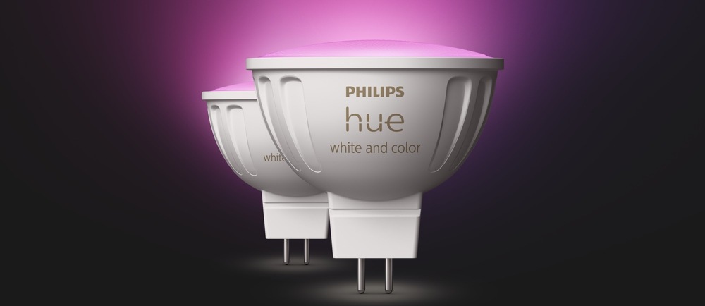 Chytrá žárovka Philips Hue 6,3 W, MR16, GU5,3, White and Color Ambiance, 2 ks