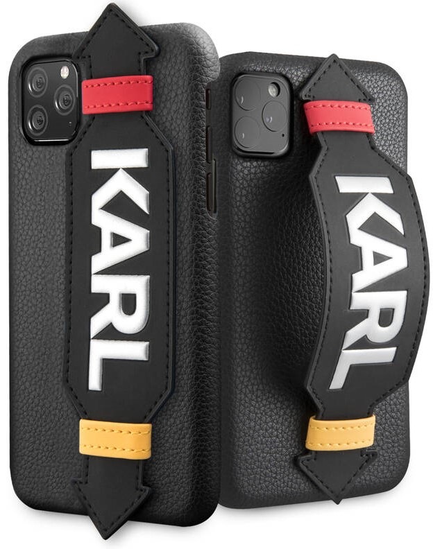 Kryt na mobil Karl Lagerfeld Strap na Apple iPhone 11 černý