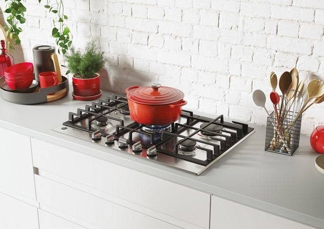 Plynová varná deska Hoover H-HOB 300 GAS HHG75WK3X - 75 cm nerez Plynová varná deska Hoover H-HOB 300 GAS HHG75WK3X - 75 cm nerez