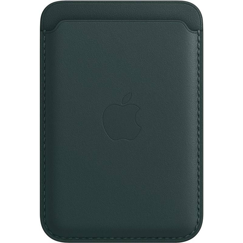 Kožená peněženka Apple s MagSafe k iPhonu - piniově zelená