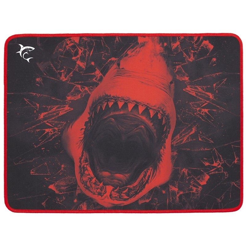 Podložka pod myš White Shark SKYWALKER L, 40 × 30 cm černá/červená