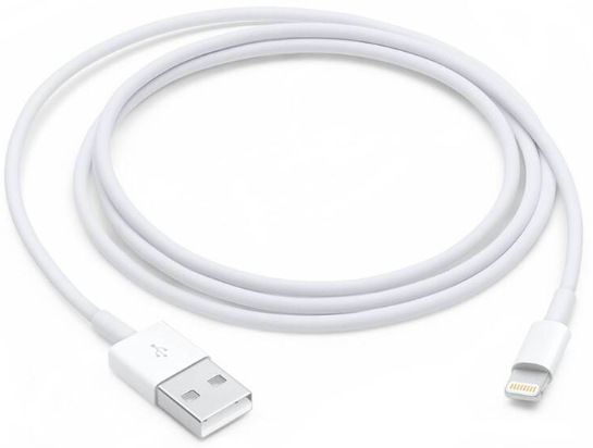 Kabel Apple Lightning/USB, 1m (2024) bílý Kabel Apple Lightning/USB, 1m