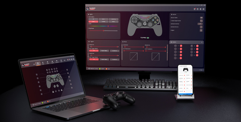 Gamepad GameSir Tarantula PRO Bundle černý Gamepad GameSir Tarantula PRO Bundle černý