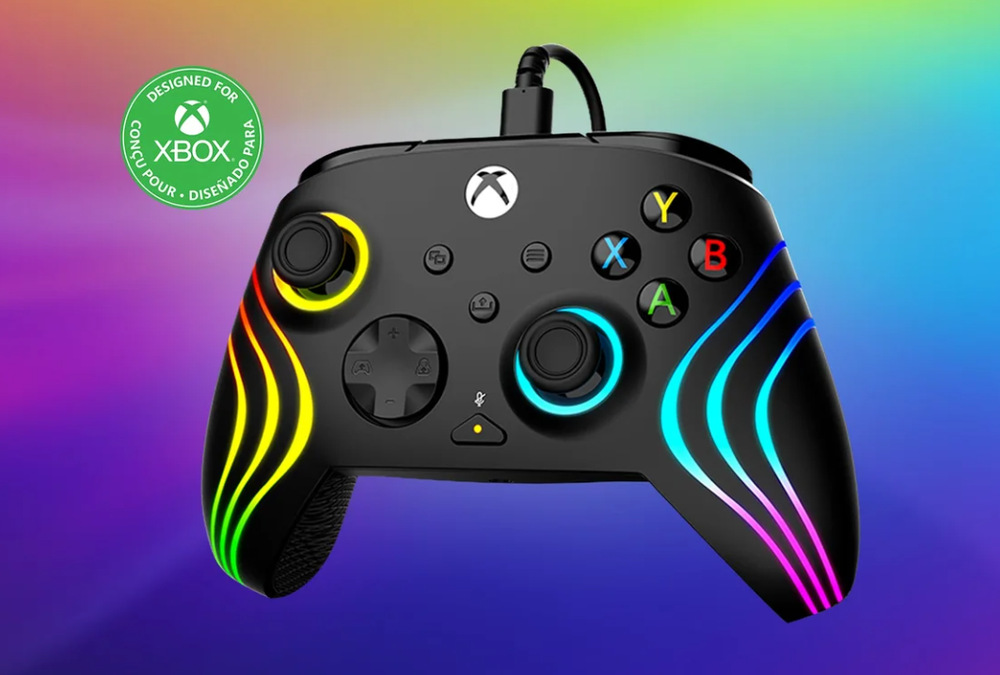 Gamepad Turtle Beach Afterglow Wave RGB - XBOX Series X/S, XBOX One, PC šedý Gamepad Turtle Beach Afterglow Wave RGB - XBOX Series X/S, XBOX One, PC šedý
