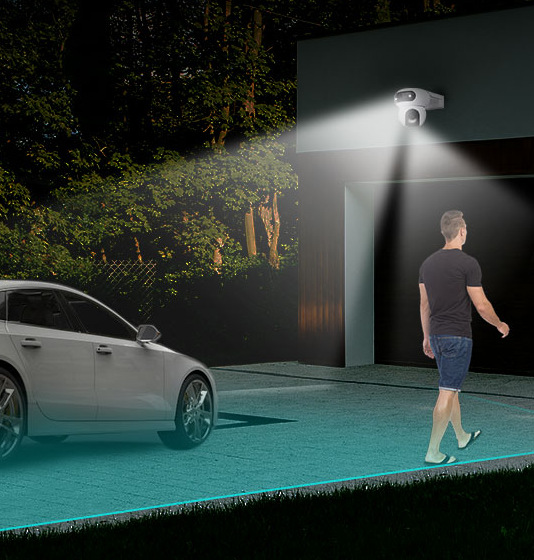 EZVIZ PTZ/Dual H90 nabízí inteligentní upozornění