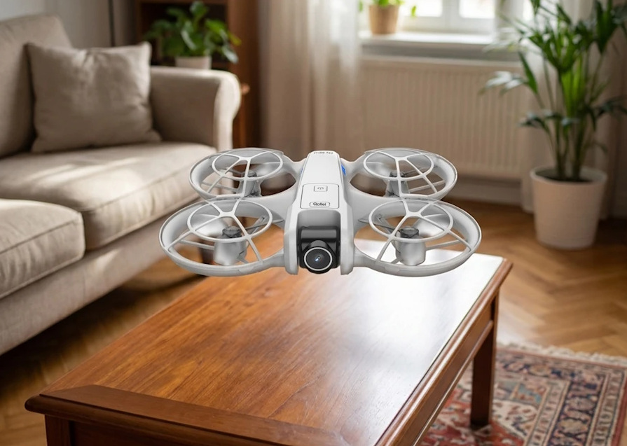 Dron Rollei Fly Mini šedý Rollei Fly Mini má výměnnou baterii s výdrží až na 9 minut letu