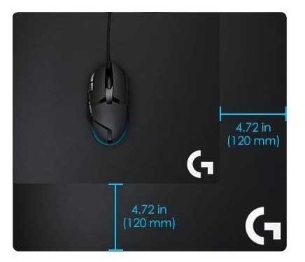 Podložka pod myš Logitech Gaming G640, 40 x 46 cm černá