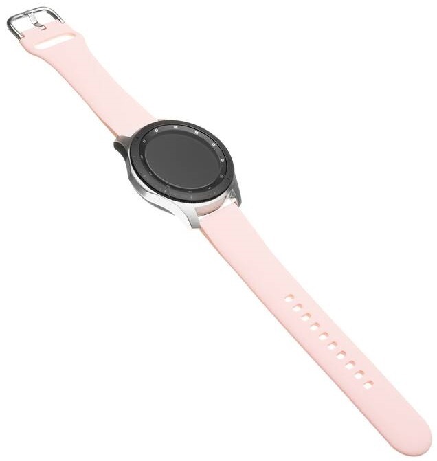 Řemínek FIXED Silicone Strap 20mm na smartwatch růžový Řemínek FIXED Silicone Strap 20mm na smartwatch růžový