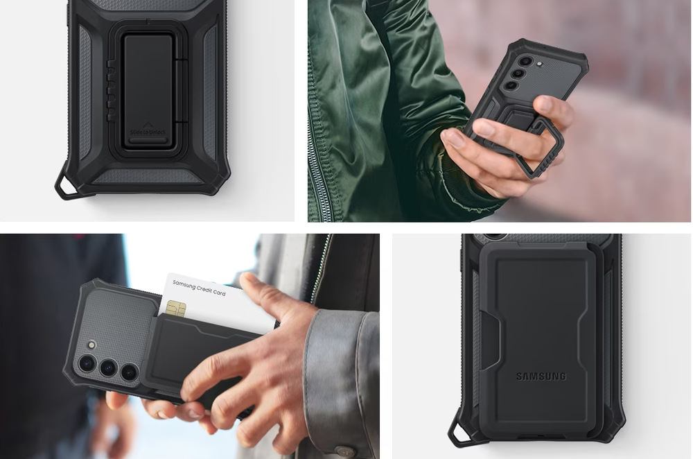 Kryt na mobil Samsung Rugged Gadget na Galaxy S23 černý