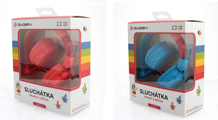 Sluchátka GoGEN Špunti z Déčka červená Sluchátka GoGEN Špunti z Déčka červená