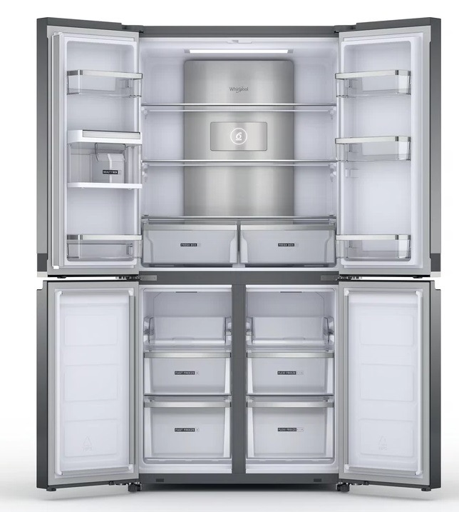 Chladnička americká Whirlpool WQ9 U3L EF, NoFrost, nerez