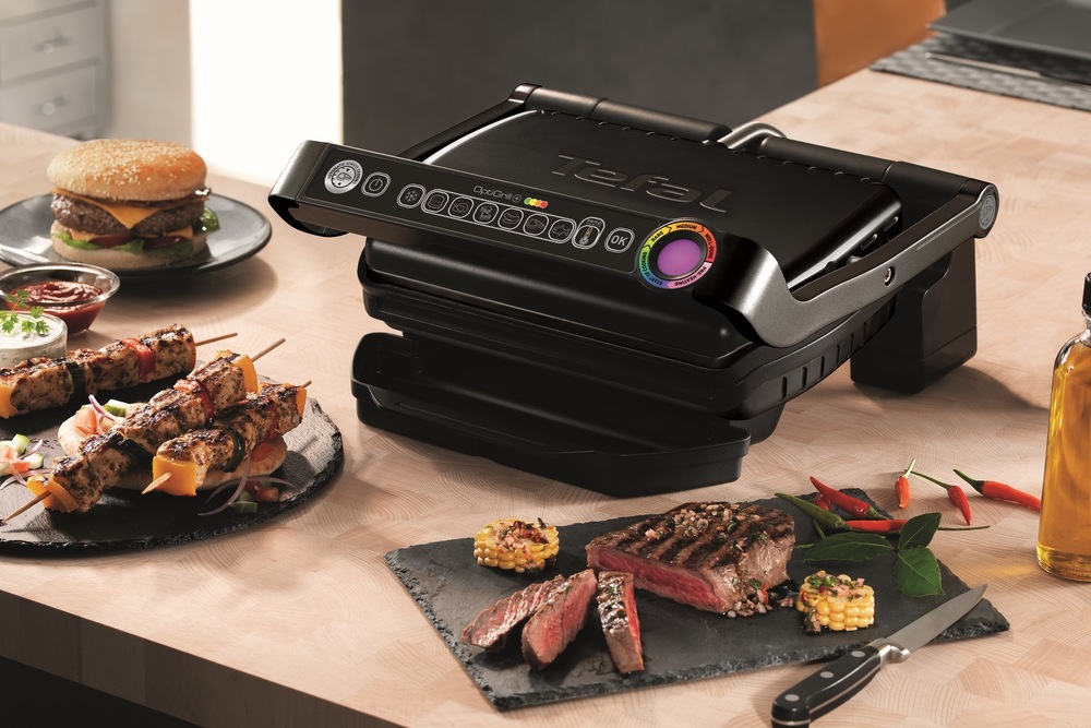 Gril Tefal Optigrill+ GC712834 černý TEFAL OptiGrill+ GC712834