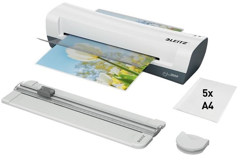 Laminátor Leitz iLAM Home A4 set 4v1 bílý