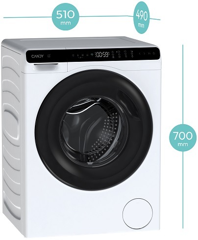 Pračka Candy CW50-BP12307U1-S bílá