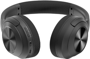 Sluchátka A4Tech Fstyler BH220 bezdrátová skládací Bluetooth černá Spodní strana sluchátek A4Tech Fstyler BH220 s ovládacími tlačítky