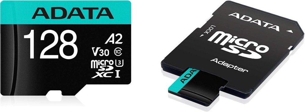 Paměťová karta ADATA Premier Pro MicroSDXC 128GB (100R/80W) + adaptér ADATA Premier Pro