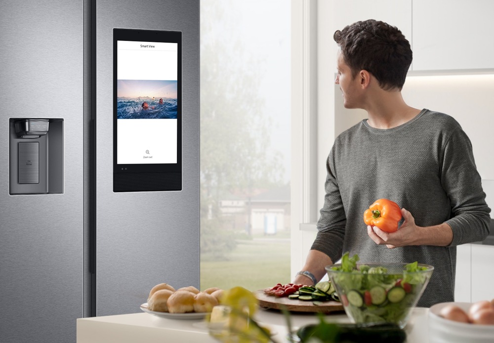 Americká lednice Samsung RS6HA8891SL/EF, Family Hub stříbrná Americká lednice Samsung RS6HA8891SL/EF, Family Hub stříbrná