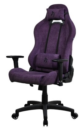 Herní židle Arozzi TORRETTA Soft Fabric v2 fialová