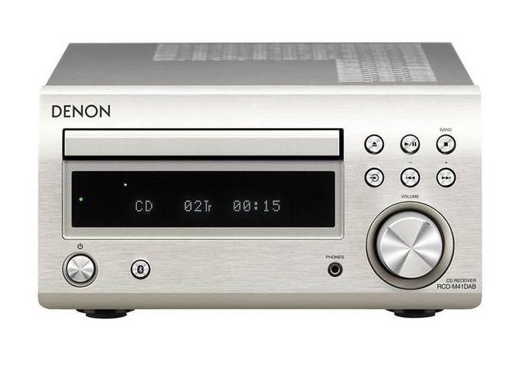 Mikrosystém Denon RCD-M41 DAB stříbrný Mikrosystém Denon RCD-M41 DAB stříbrný