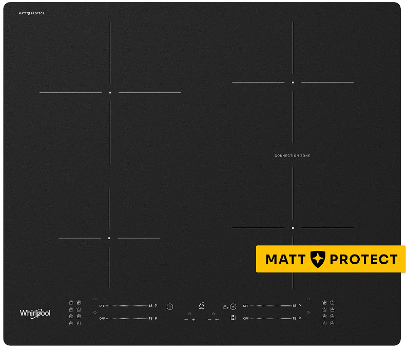 Indukční varná deska Whirlpool WB S2560 NE BM MattProtect černá