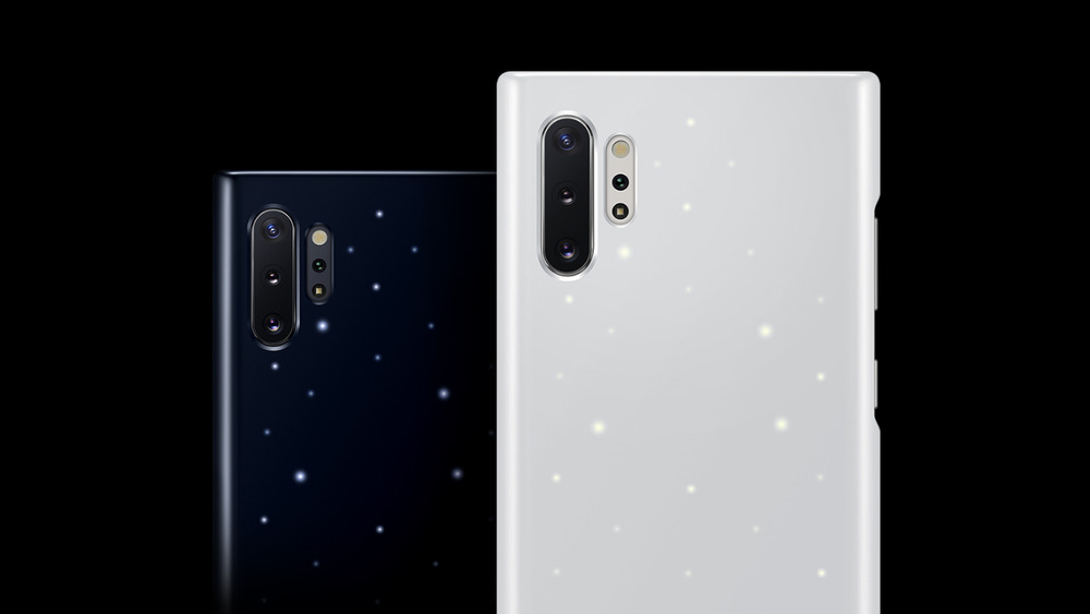 Kryt na mobil Samsung LED Cover na Galaxy Note10+ bílý