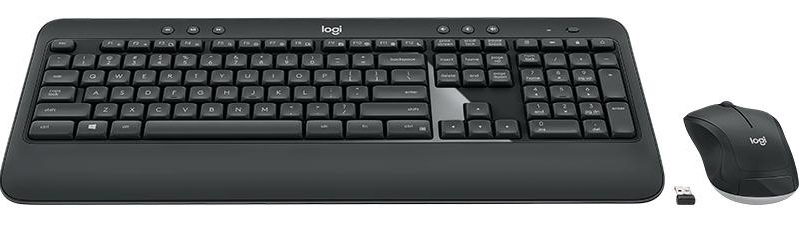 Klávesnice s myší Logitech Wireless Combo Advanced CZ/SK černá