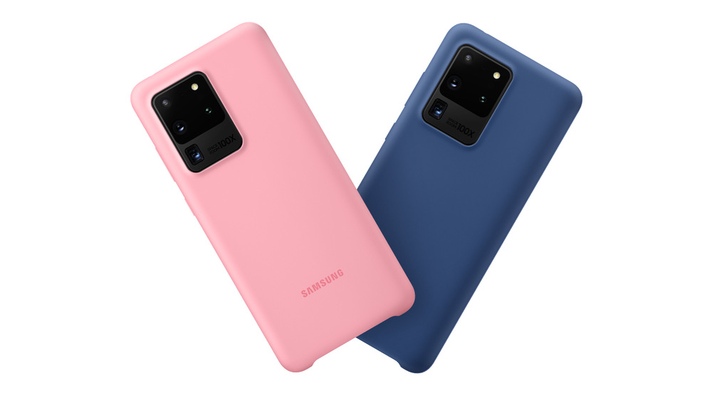 Kryt na mobil Samsung Silicon Cover na Galaxy S20 Ultra růžový